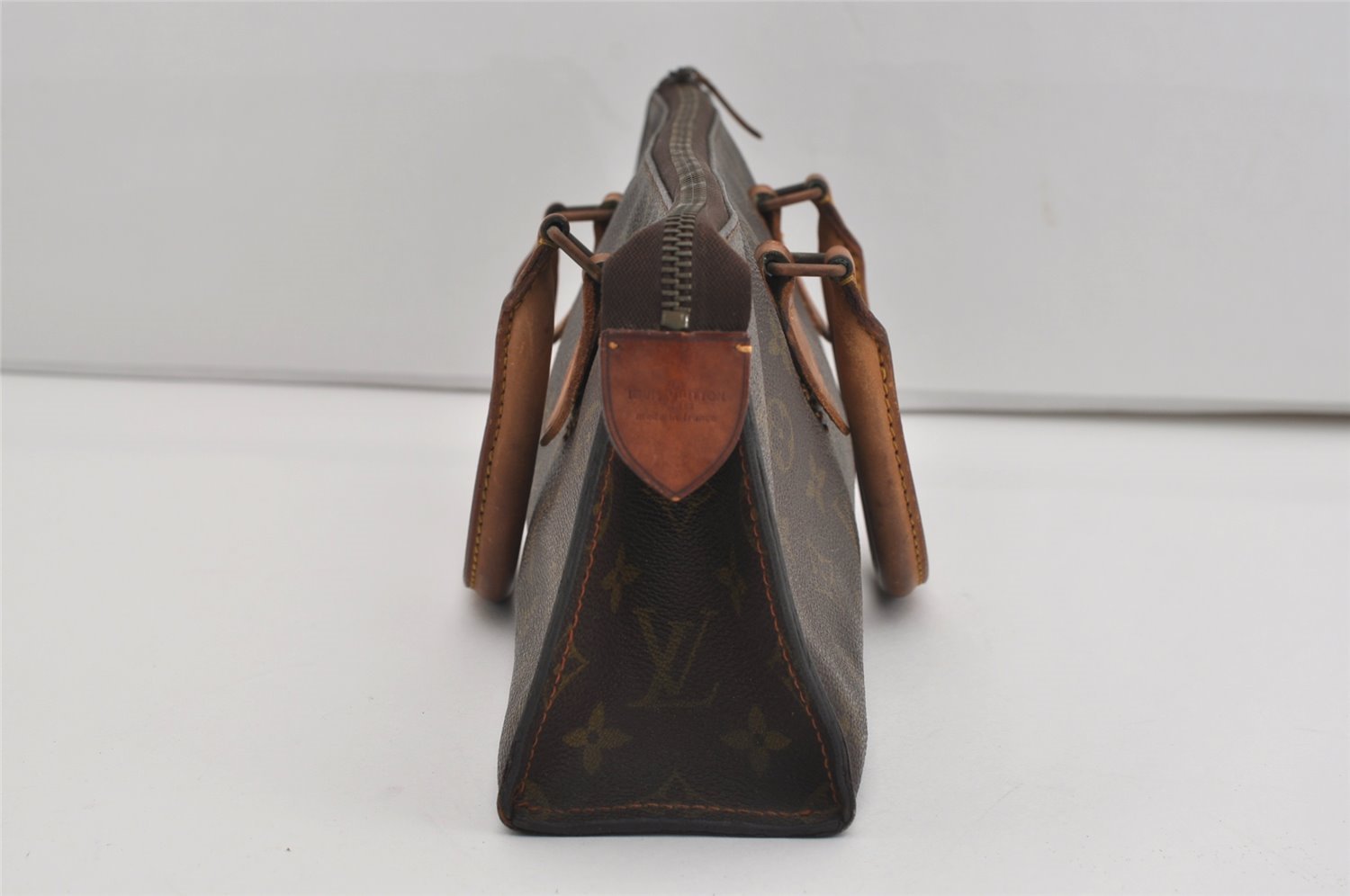 Authentic Louis Vuitton Monogram Sac Trico Hand Bag Old Model LV 8790I