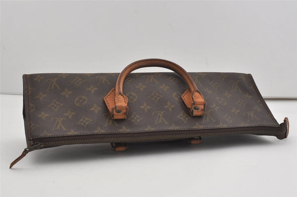 Authentic Louis Vuitton Monogram Sac Trico Hand Bag Old Model LV 8790I