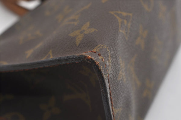 Authentic Louis Vuitton Monogram Sac Trico Hand Bag Old Model LV 8790I