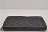 Authentic CHANEL Calf Skin Cambon Line Zippy Organizer Wallet Purse Black 8790J