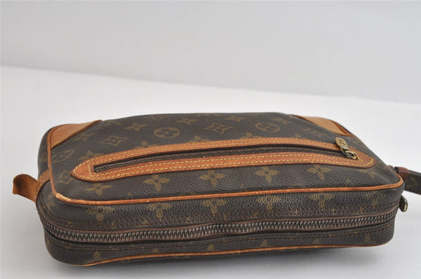 Authentic Louis Vuitton Monogram Marly Dragonne Clutch Hand Bag Old Model 8791I