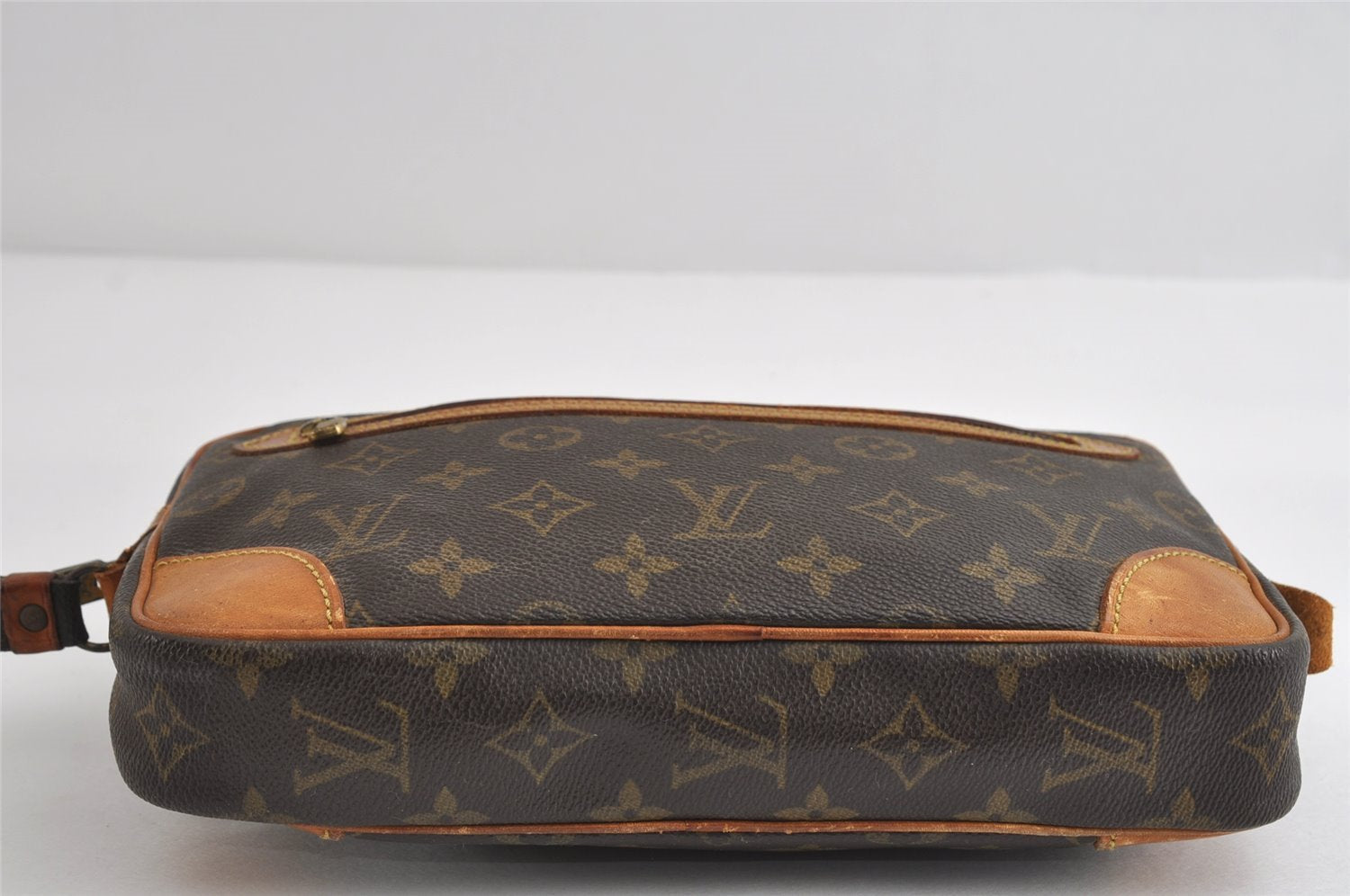 Authentic Louis Vuitton Monogram Marly Dragonne Clutch Hand Bag Old Model 8791I