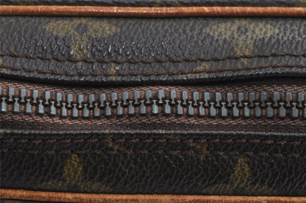 Authentic Louis Vuitton Monogram Marly Dragonne Clutch Hand Bag Old Model 8791I