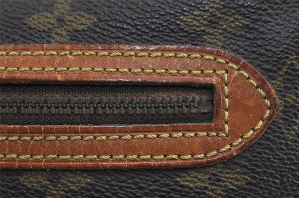 Authentic Louis Vuitton Monogram Marly Dragonne Clutch Hand Bag Old Model 8791I