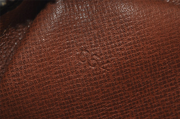 Authentic Louis Vuitton Monogram Marly Dragonne Clutch Hand Bag Old Model 8791I