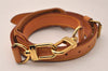 Authentic Louis Vuitton Leather Shoulder Strap Beige 40.4-47.6" LV 8793J