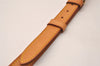 Authentic Louis Vuitton Leather Shoulder Strap Beige 40.4-47.6" LV 8793J