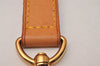 Authentic Louis Vuitton Leather Shoulder Strap Beige 40.4-47.6" LV 8793J