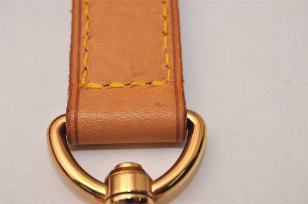 Authentic Louis Vuitton Leather Shoulder Strap Beige 40.4-47.6" LV 8793J