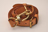 Authentic Louis Vuitton Leather Shoulder Strap Beige 40.4-47.6" LV 8793J