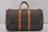 Authentic Louis Vuitton Monogram Keepall Bandouliere 45 M41418 Boston Bag 8794I