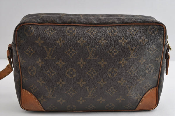 Authentic Louis Vuitton Monogram Trocadero 27 Shoulder Bag M51274 LV Junk 8795I