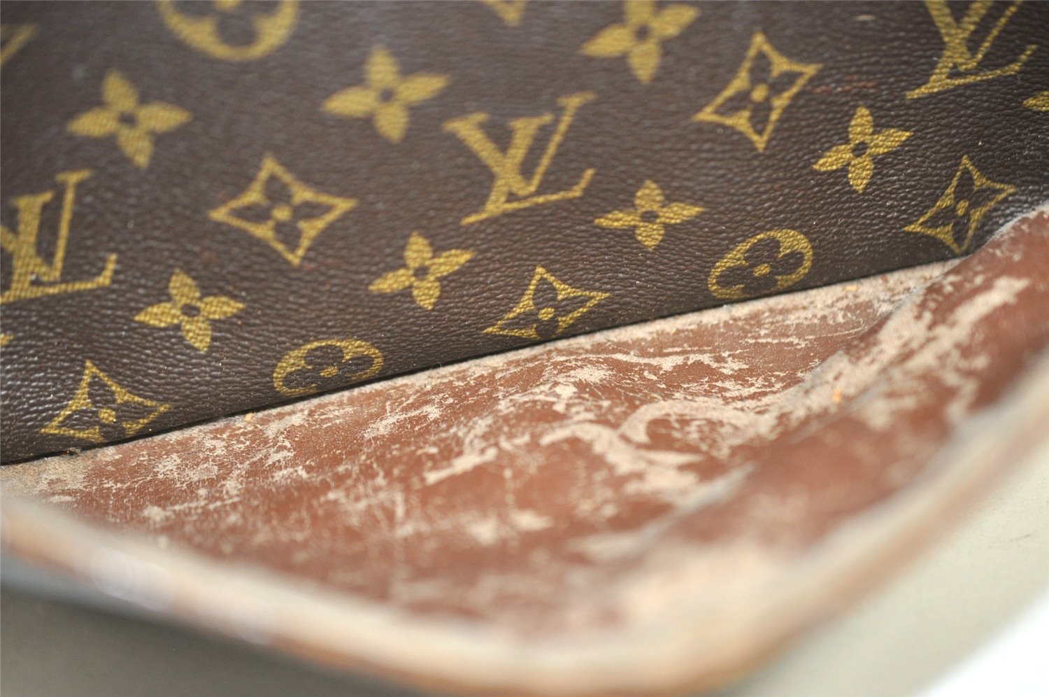 Authentic Louis Vuitton Monogram Trocadero 27 Shoulder Bag M51274 LV Junk 8795I