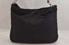 Authentic GUCCI Bamboo Vintage 2Way Shoulder Hand Bag Nylon Leather Black 8795M