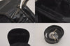 Authentic GUCCI Bamboo Vintage 2Way Shoulder Hand Bag Nylon Leather Black 8795M