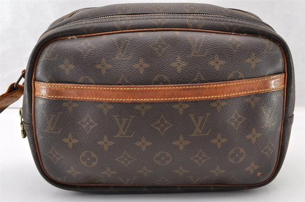 Authentic Louis Vuitton Monogram Reporter PM Shoulder Bag M45254 Junk 8796I