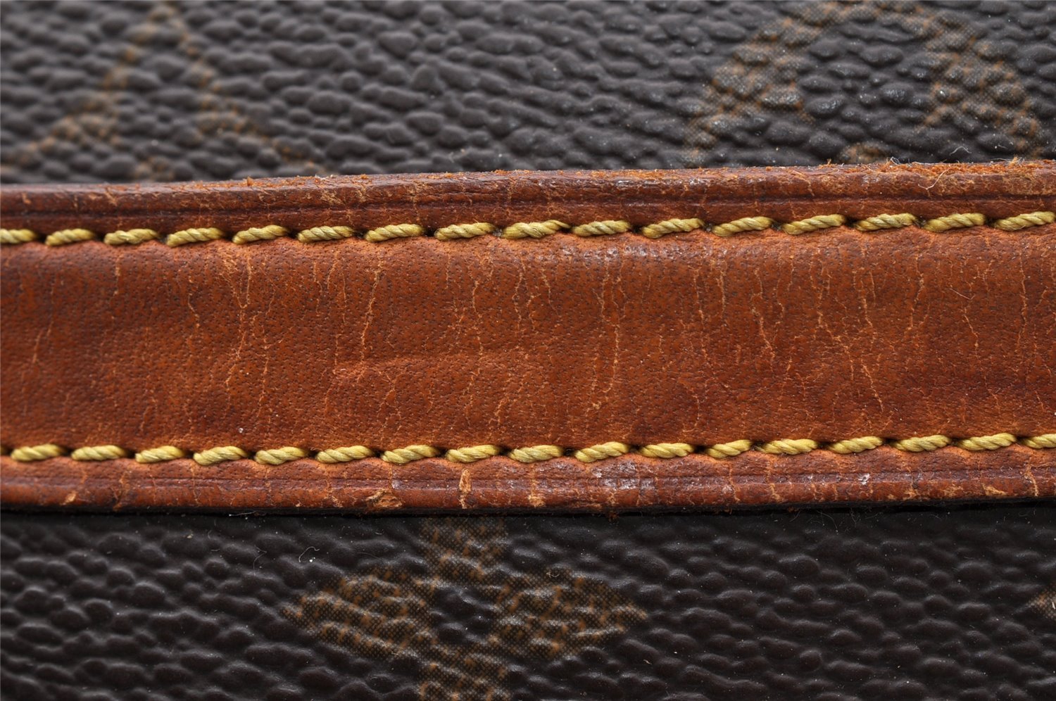 Authentic Louis Vuitton Monogram Reporter PM Shoulder Bag M45254 Junk 8796I