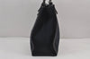 Authentic FENDI Vintage Canvas Leather Shoulder Tote Bag Purse Navy Blue 8796J