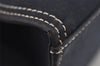 Authentic FENDI Vintage Canvas Leather Shoulder Tote Bag Purse Navy Blue 8796J