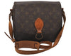 Auth Louis Vuitton Monogram Saint Cloud GM Shoulder Cross Bag Old Model LV 8797I