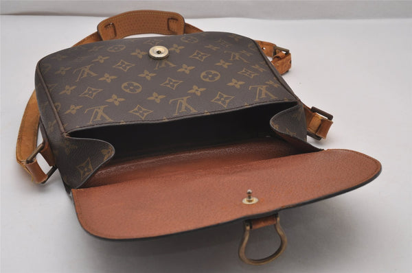 Auth Louis Vuitton Monogram Saint Cloud GM Shoulder Cross Bag Old Model LV 8797I