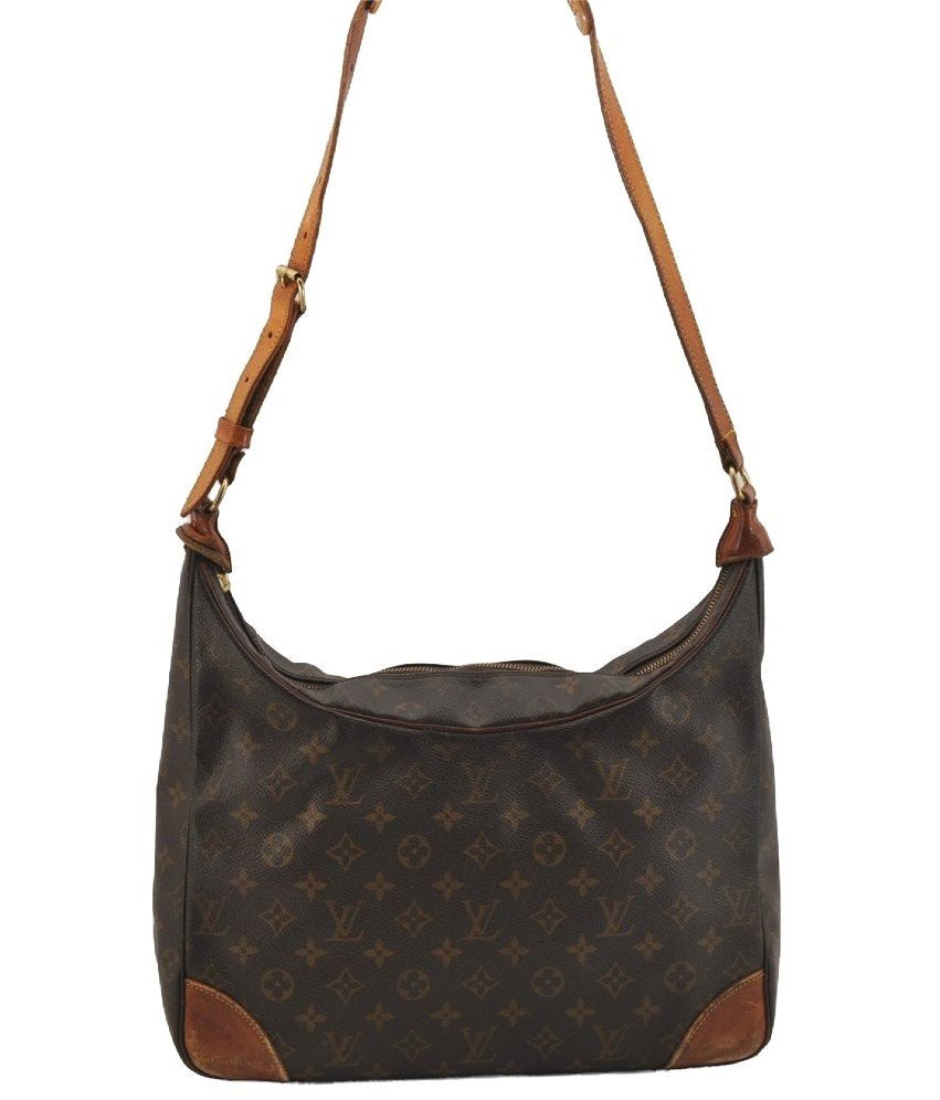 Authentic Louis Vuitton Monogram Boulogne 35 Shoulder Bag M51260 Junk 8798I