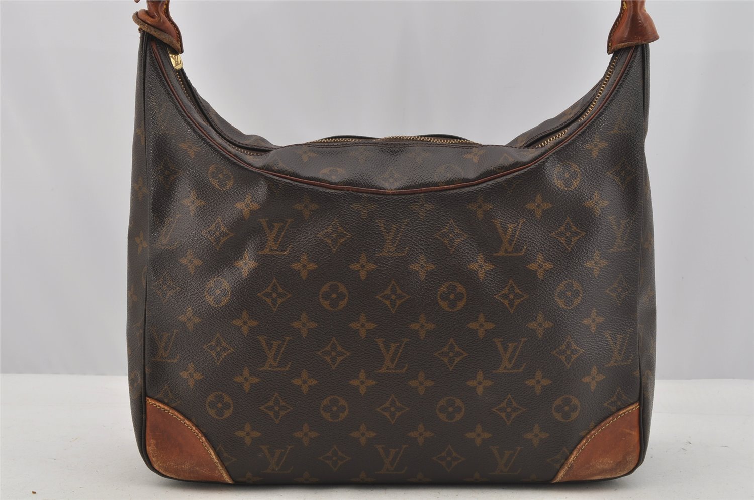Authentic Louis Vuitton Monogram Boulogne 35 Shoulder Bag M51260 Junk 8798I