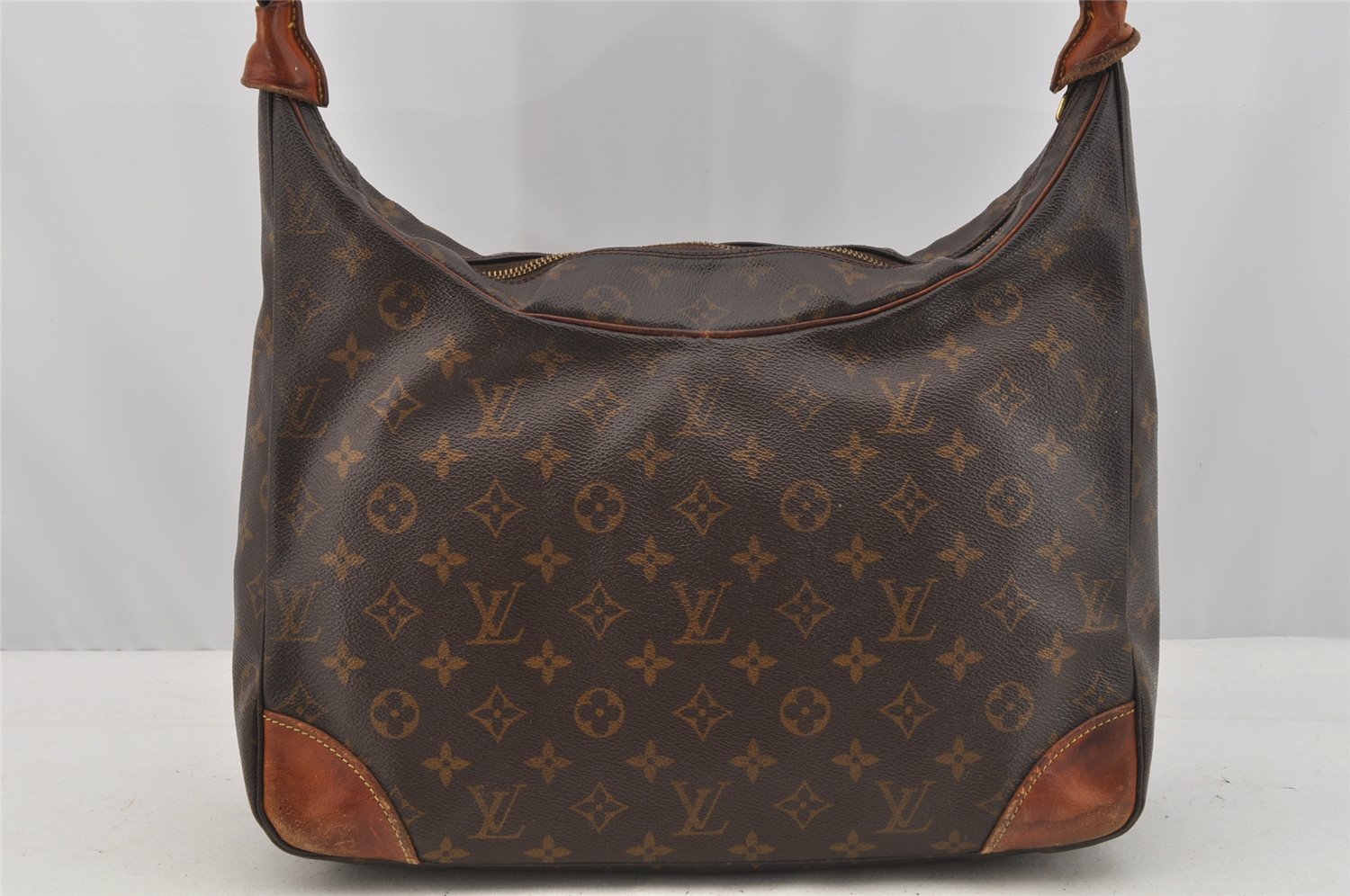 Authentic Louis Vuitton Monogram Boulogne 35 Shoulder Bag M51260 Junk 8798I