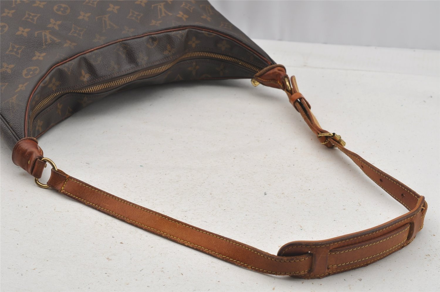 Authentic Louis Vuitton Monogram Boulogne 35 Shoulder Bag M51260 Junk 8798I