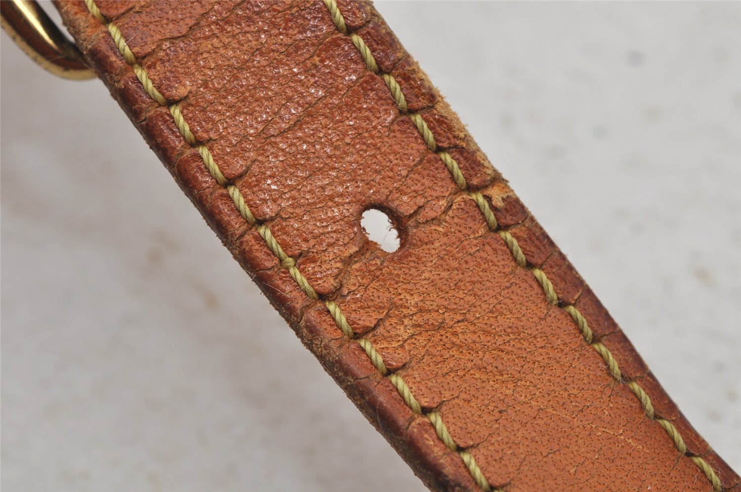 Authentic Louis Vuitton Monogram Boulogne 35 Shoulder Bag M51260 Junk 8798I