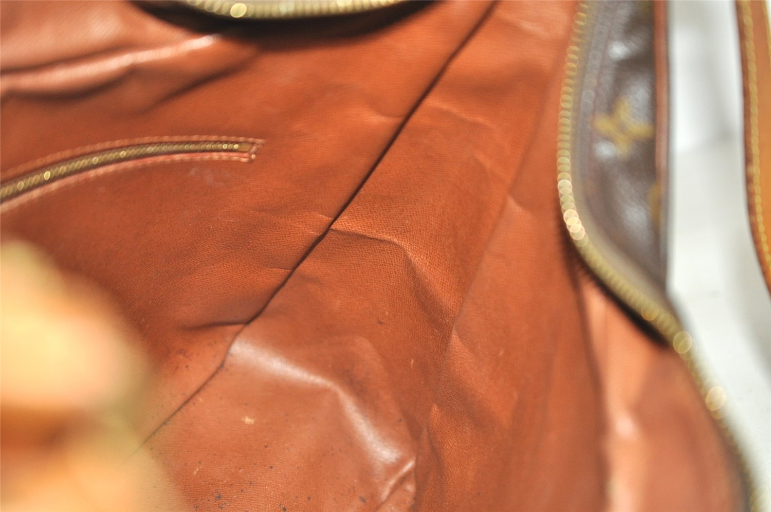 Authentic Louis Vuitton Monogram Boulogne 35 Shoulder Bag M51260 Junk 8798I