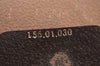 Authentic GUCCI Web Sherry Line Clutch Hand Bag Purse GG PVC Leather Brown 8799H