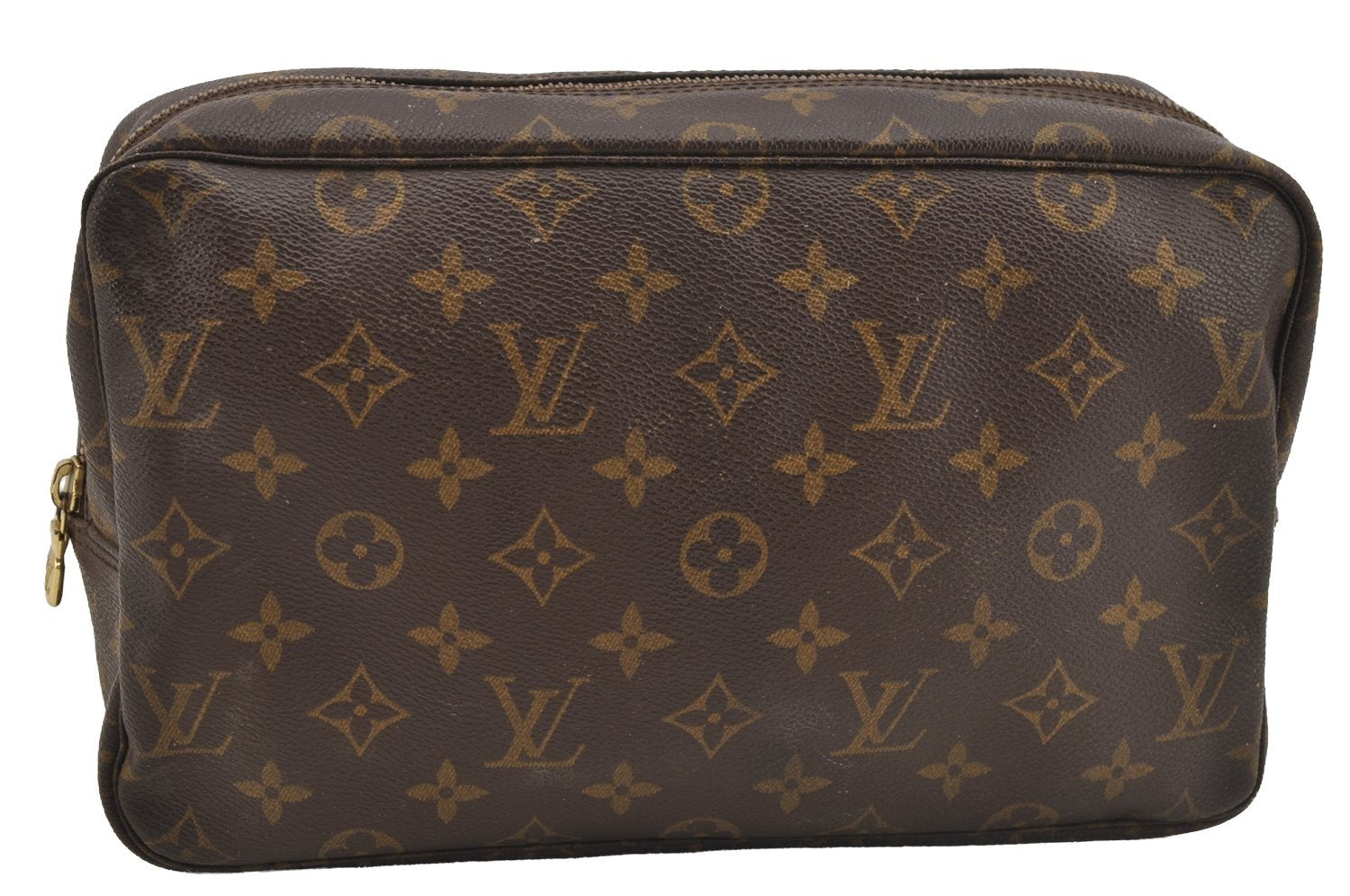 Auth Louis Vuitton Monogram Trousse Toilette 28 Clutch Bag M47522 LV Junk 8799I