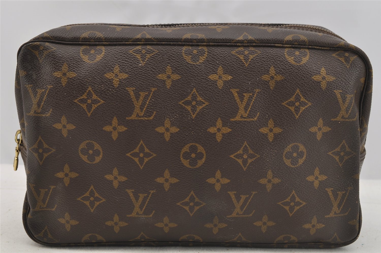 Auth Louis Vuitton Monogram Trousse Toilette 28 Clutch Bag M47522 LV Junk 8799I