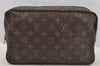 Auth Louis Vuitton Monogram Trousse Toilette 28 Clutch Bag M47522 LV Junk 8799I