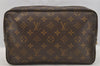 Auth Louis Vuitton Monogram Trousse Toilette 28 Clutch Bag M47522 LV Junk 8799I