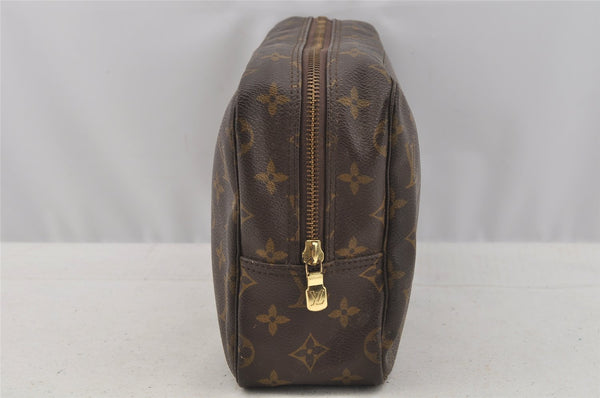 Auth Louis Vuitton Monogram Trousse Toilette 28 Clutch Bag M47522 LV Junk 8799I