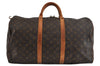 Authentic Louis Vuitton Monogram Keepall 50 Travel Boston Bag M41426 LV 8800I