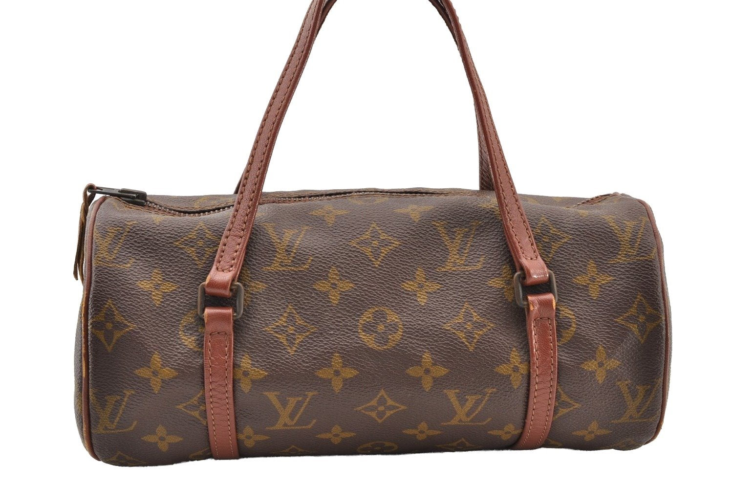 Authentic Louis Vuitton Monogram Papillon 26 Hand Bag Old Model LV 8801I