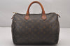 Authentic Louis Vuitton Monogram Speedy 30 Hand Boston Bag M41526 LV 8802I