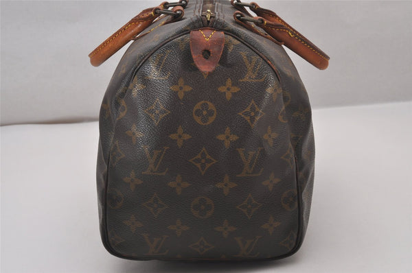 Authentic Louis Vuitton Monogram Speedy 30 Hand Boston Bag M41526 LV 8802I