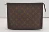 Auth Louis Vuitton Monogram Poche Toilette 26 Cosmetics Pouch Old Model LV 8803I