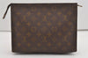 Auth Louis Vuitton Monogram Poche Toilette 26 Cosmetics Pouch Old Model LV 8803I