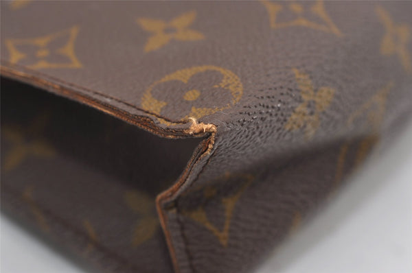 Auth Louis Vuitton Monogram Poche Toilette 26 Cosmetics Pouch Old Model LV 8803I