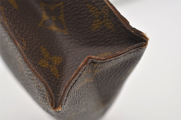 Auth Louis Vuitton Monogram Poche Toilette 26 Cosmetics Pouch Old Model LV 8803I