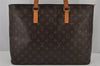 Authentic Louis Vuitton Monogram Luco Shoulder Tote Bag M51155 LV Junk 8803J