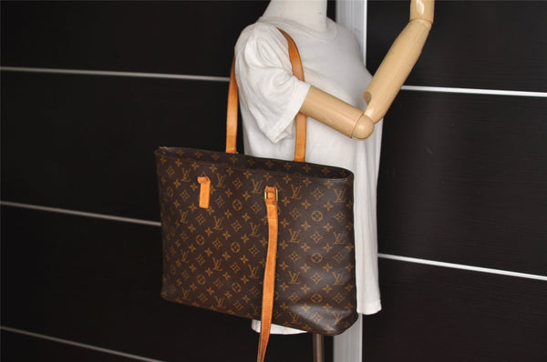 Authentic Louis Vuitton Monogram Luco Shoulder Tote Bag M51155 LV Junk 8803J