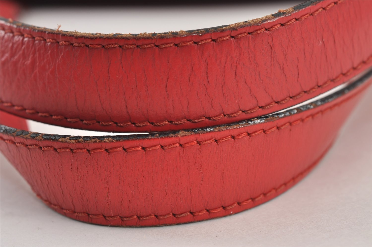 Auth Louis Vuitton Epi Saint Jacques Shopping Shoulder Bag Red M52267 LV 8804J