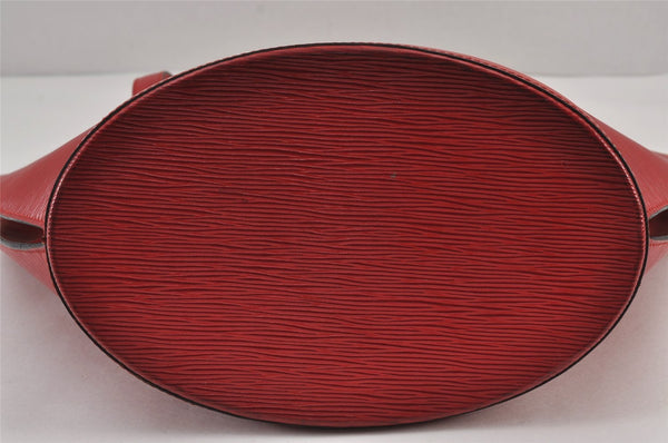Auth Louis Vuitton Epi Saint Jacques Shopping Shoulder Bag Red M52267 LV 8804J