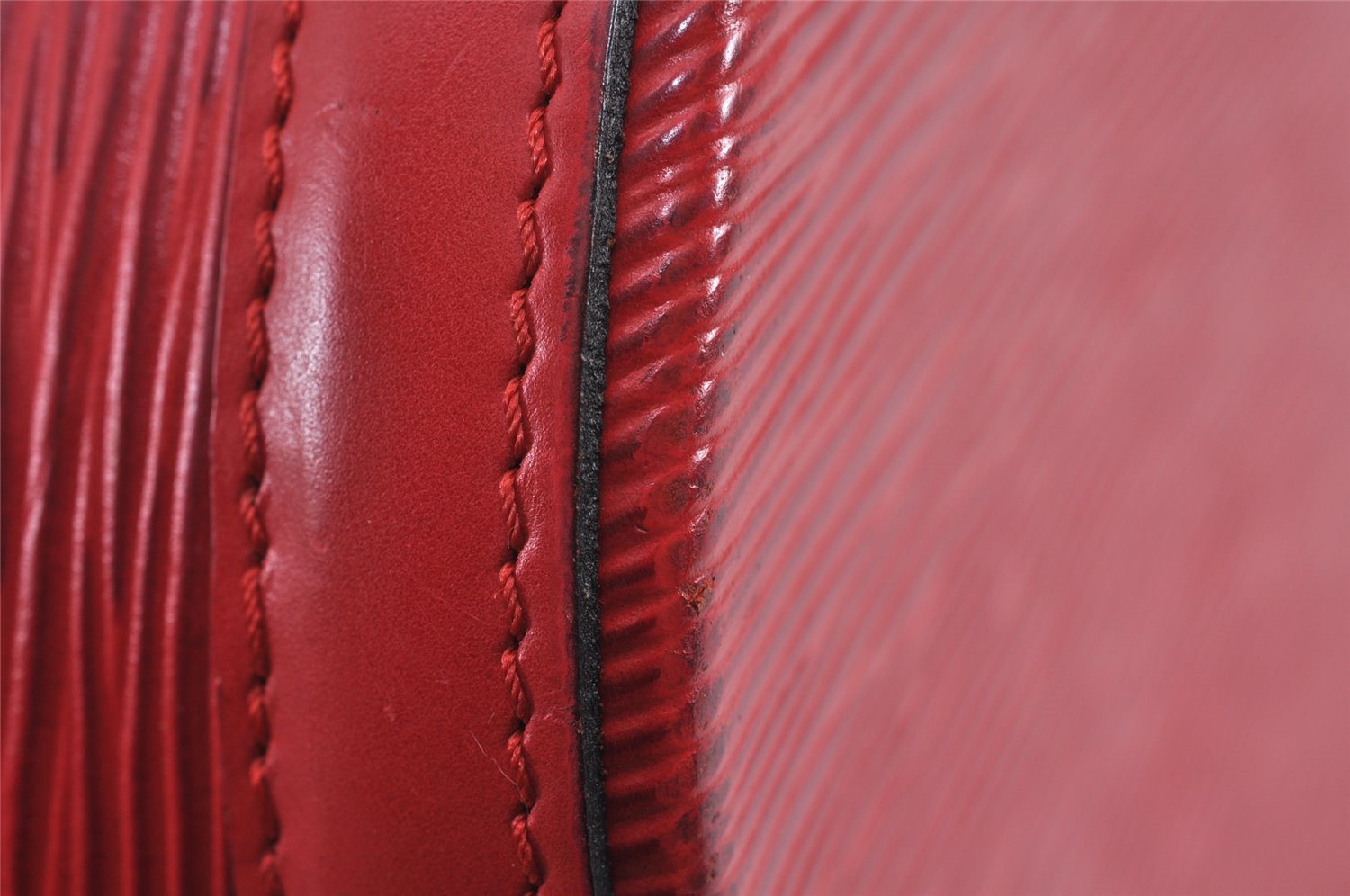 Auth Louis Vuitton Epi Saint Jacques Shopping Shoulder Bag Red M52267 LV 8804J